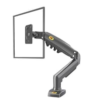 North Bayou 17-30'' Tek Kol Amortisörlü Stand Lcd-Led Monitör Tutucu Askı Aparatı F80 (Siyah)