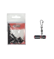Captain Surf Atış Klipsi Tube Virbel 5'li Set Siyah