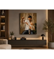 Kişiye Özel Premium Fotoğraf Baskılı Kanvas Tablo-Duvar Fotoğraf Çerçeve