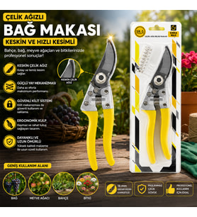 ÇELİK AĞIZLI BAĞ MAKAS (5690)