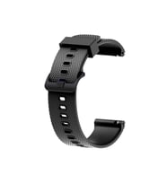 Samsung Galaxy Watch Active 2 40mm Uyumlu 20mm Kordon Silikon Tırtıllı Yumuşak Esnek KRD-46 Kayış