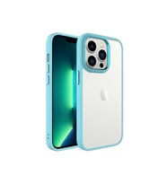 Apple iPhone 14 Pro Max Uyumlu Kılıf Zore Krom Kapak (Açık Yeşil)
