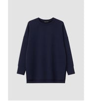 LCW Modest Lacivert Soft Touch Kadın Sweatshirt Tunik