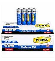 AA R6P 1.5V Carbon Super Power 60’lı Paket İnce Kalem Pil