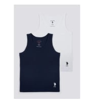 U.s. Polo Fanila Us1380 Navy-white