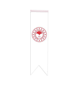 Masa Üstü Kırlangıç Tarım Bakanlığı Bayrağı - 8x30cm Çift Taraflı Saten Kumaş