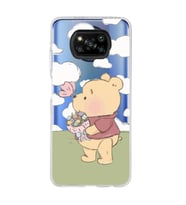Poco X3 Pro / X3 NFC Uyumlu Winnie The Pooh Tasarımlı Şeffaf Telefon Kılıfı