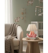 Bunny Glow - Soft Pembe Tavşan Figürlü Yumuşak LED 'li 3D Dekoratif Aydınlatma