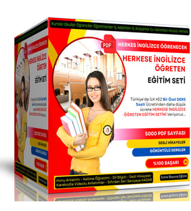 Herkese İngilizce Öğreten Eğitim Seti  (5000 SAYFA)