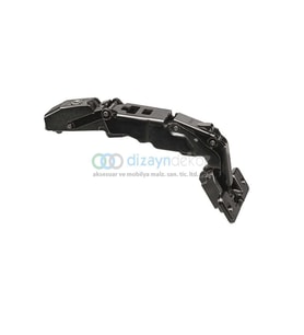 Blum Onyx Siyah 155 Derece Frenli Klip Top Blumotion Geniş Açılım Düz Menteşe 71b7550 + 175h7100