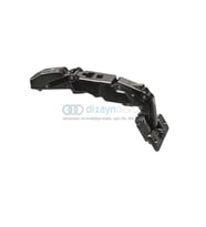 Blum Onyx Siyah 155 Derece Frenli Klip Top Blumotion Geniş Açılım Düz Menteşe 71b7550 + 175h7100