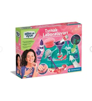 Clementoni Bilim ve Oyun Tırnak Laboratuvarı 64471 Lisanslı Ürün