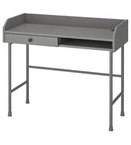 Hauga Gri Renk 100X84 cm Çalışma Masası Çekmeceli Meridyendukkan