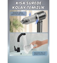 16.000 Pa Güçlü Vakumlu ve Üflemeli Ev Ofis Araç Süpürgesi Güçlü El Süpürgesi Şarjlı Çok Fonksiyonlu