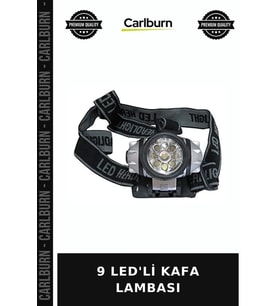 9 LED'Lİ KAFA LAMBASI Araç Gereci Cep Tipi Hobi Aleti
