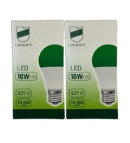 Uzlight 10W(75W) 8200K (Yeşil Işık) E27 Duylu Led Ampul (2 Adet)
