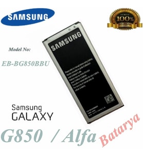 Samsung Galaxy Alpha SM-G850F Batarya Eb-Bg850Bbu Uyumlu Batarya