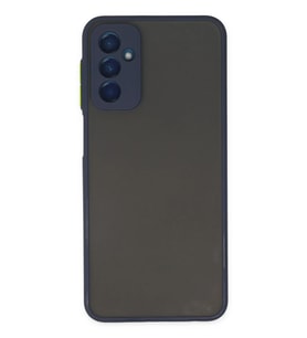 Newface Samsung Galaxy M13 Kılıf Montreal Silikon Kapak - Lacivert