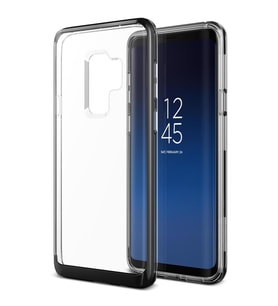 VRS Design Galaxy S9 Plus ile Uyumlu Crystal Bumper Kılıf Metallic Black