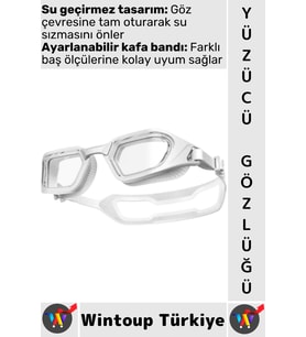 #Gözlük Yetişkin Çocuk Su Sızdırmaz Buğu Önleyici Lens Şık Ayarlanabilir Deniz Havuz Yüzücü Gözlüğü