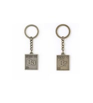 Breaking Bad “Ba & Br” Yazılı 2’li Anahtarlık Seti Dizi Temalı Unisex Erkek Kadın Anahtarlık