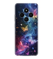 Xiaomi 14C Kılıf Boutique Baskılı Resimli Neon Kelebekler Pcode -092