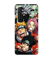 Xiaomi Mi Note 10 LITE Uyumlu Naruto Tasarımlı Şeffaf Telefon Kılıfı