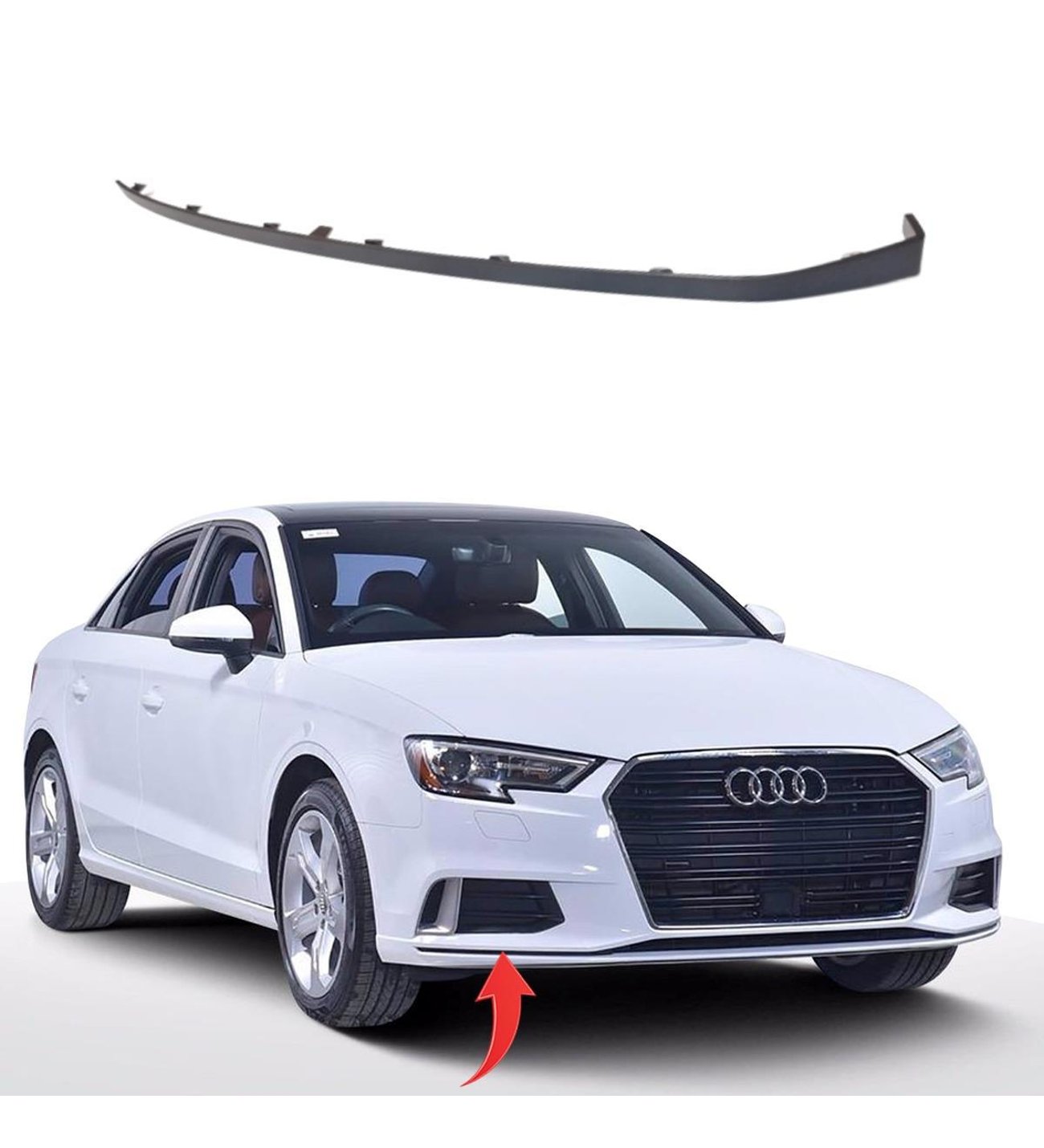 Audi A3 Sağ Tampon Kaşı 2018 Sonrası 8V5807534A