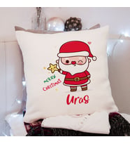 Mutlu Yıllar & Merry Christmas & Yılbaşı & Noel Baba Tasarımlı Yastık Kişiye Özel