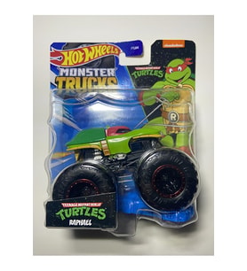 Hot Wheels Monster Trucks 1:64 Teenage Mutant Ninja Turtles Raphael Hnw33 2023 Yeni̇ Seri̇