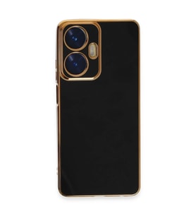 Realme C55 Kılıf Volet Silikon - Siyah