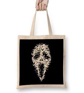 Scream Ghost Face Bats Bez Çanta Uzun Saplı