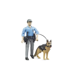 Bruder Polis Figürü & Polis Köpeği BR62150