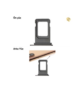 Xs Max Sim İç Yuvası Tekli Uzay Grisi Sim yuvası sim tepsisi sim aparatı yeni sim yuvası tekli sim tepsisi sim çekmecesi