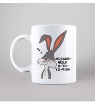 Müsadenizle Uyuyorum ( Bugs Bunny) Tasarmlı Kupa
