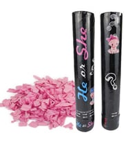 KONFETİ CİNSİYET BELİRLEME PEMBE 30 CM PK:1-