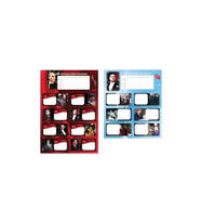 Keskin Color Okul Etiketi Atatürk Ders Programlı 3 Yaprak (Karışık Model)