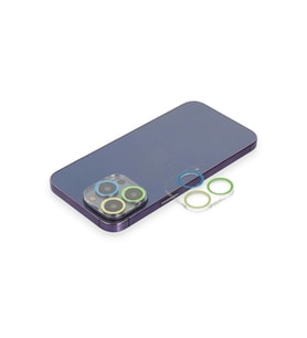 Durukar® iPhone 12 Pro Renkli Kamera Lens Koruma Cam - Yeşil-Sarı