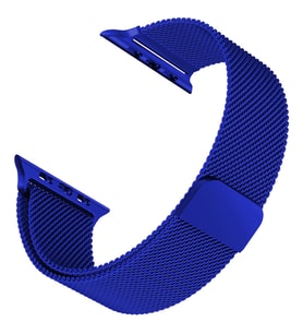 Microsonic Apple Watch Series 7 45mm Milanese Loop Kordon Lacivert