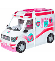Barbie'nin Ambulansı, 60 cm, Işıklı ve Sesli FRM19 (Beyaz)