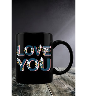 LOVE YOU TASARIMLI KUPA BARDAK