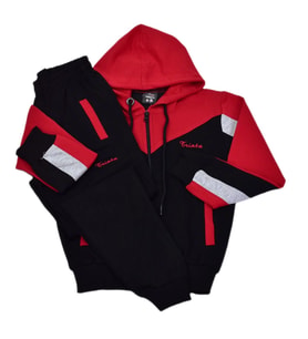 Erkek Çocuk Kapüşonlu Eşofman Takım 3252 BGL-ST04778 (Kırmızı)