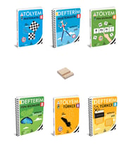 Lgs 8. Sınıf Matematik Fen ve Türkçe Atölyem - Defterim 6lı Set + Telefon Standı