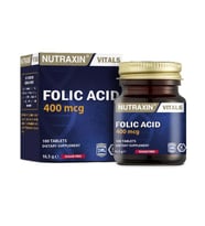 Nutraxin Folic Acid 100 Tablet (Renksiz)