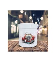 Nostalji Kırmızı Araba Baskılı Küllük Kül Tablası-3597240