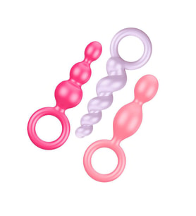 Satisfyer Booty Call Renkli Silikon 3 Lü  Set