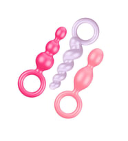 Satisfyer Booty Call Renkli Silikon 3 Lü  Set