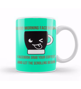 Funny Coffee Drinks Lover Gift Quote   Vintage Retro Rainbow Style Kupa Bardak Porselen