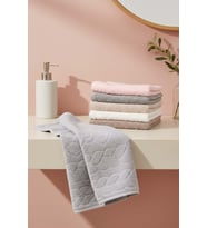 Soft İsba 6'lı %100 Pamuklu Havlu Seti 50x90 cm