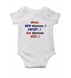 Anne Ben Diyorum Hayat Sen Diyorsun Dizi Baskılı Zıbın